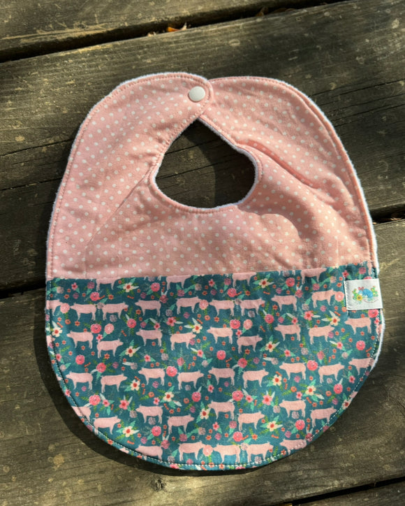 Pretty Piggy Bib