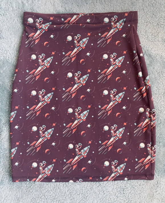 Space Cowgirl Wiggle Skirt