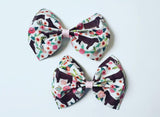 Red Angus Floral Bow
