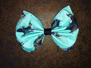 Turquoise Bull Rider Bow