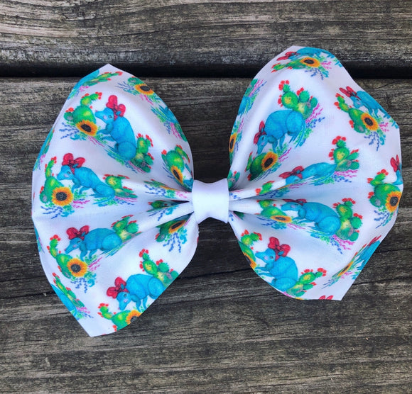 Turquoise Armadillo Bow