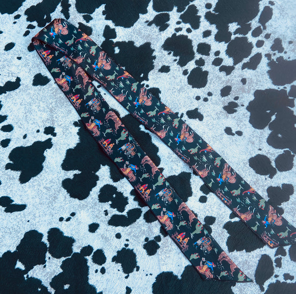 Ol West Broncos Black Twilly